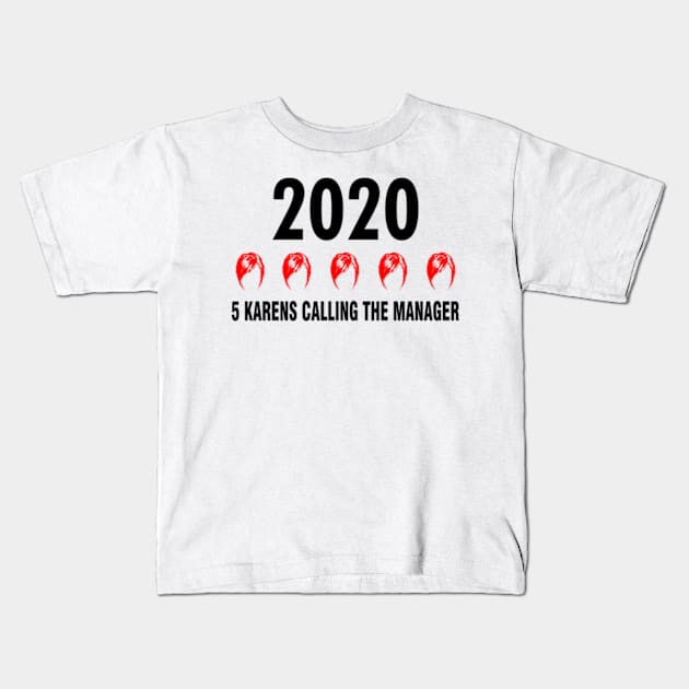 Review 2020 Karen Rating Kids T-Shirt by Worldengine